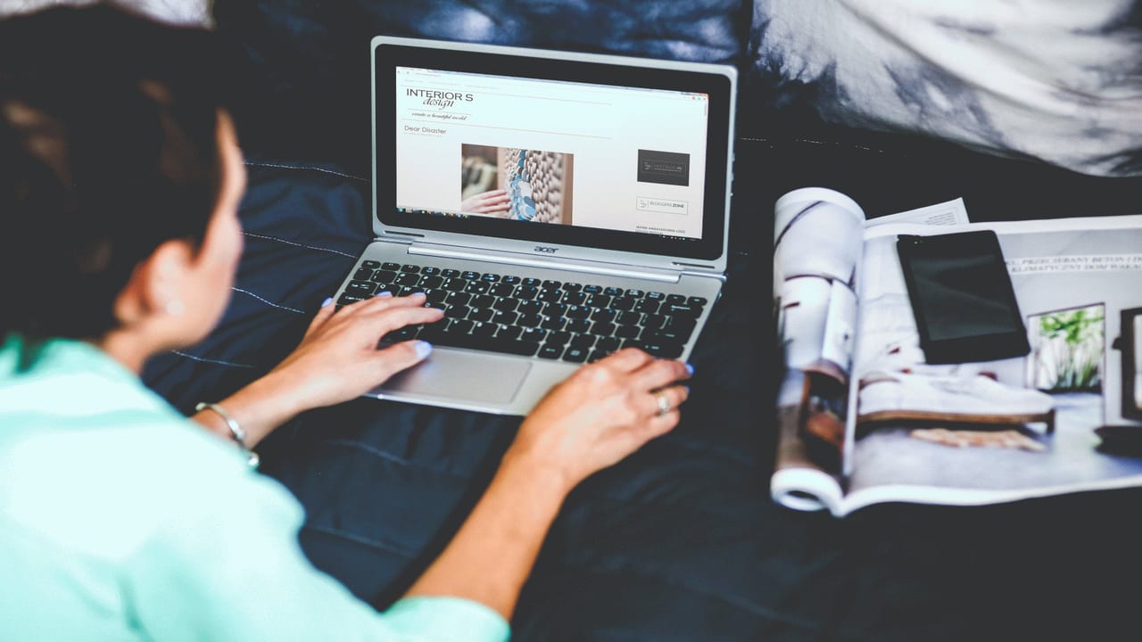 A professional services website being reviewed before an enquiry.