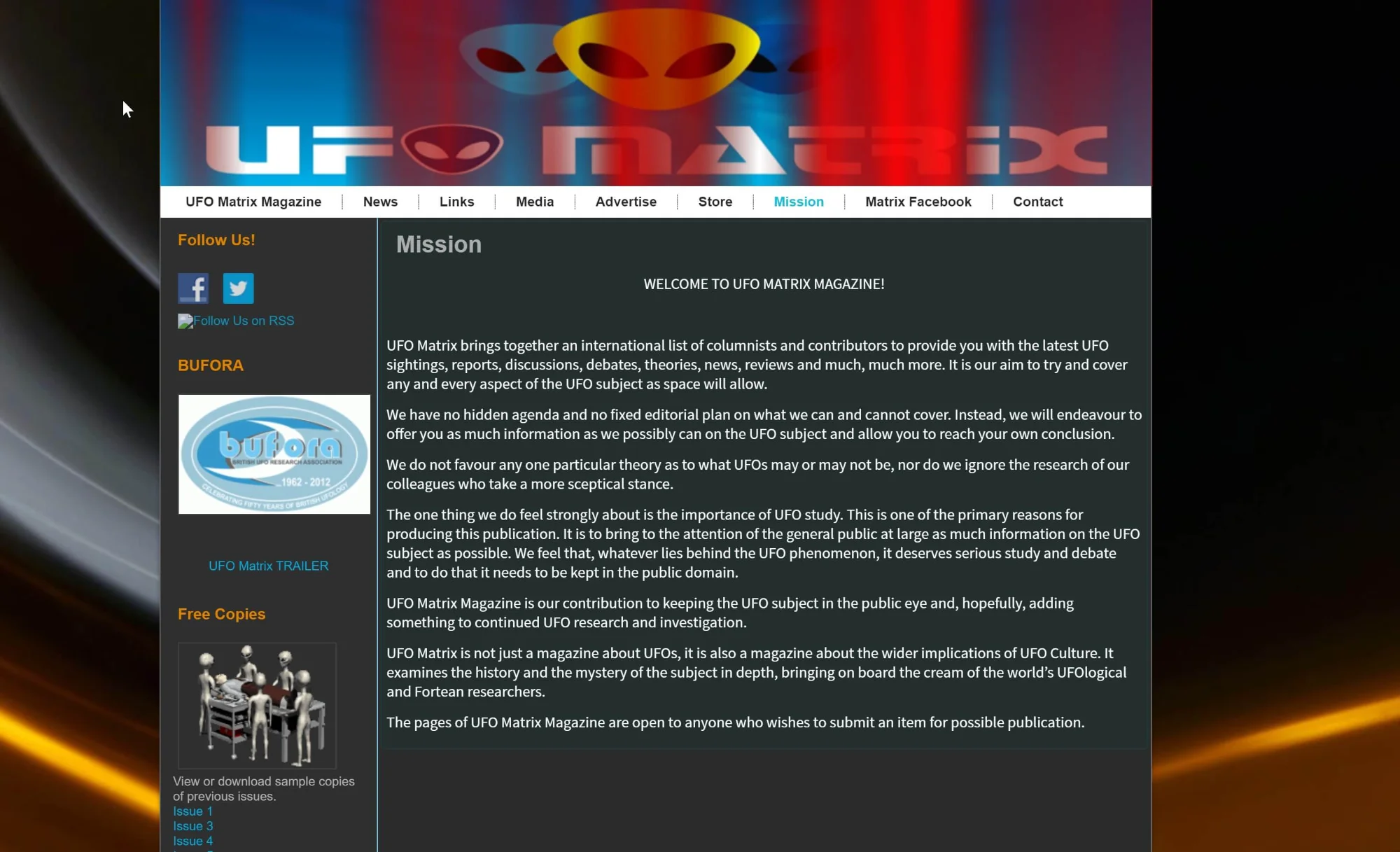 UFO Matrix Magazine